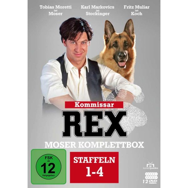 Kommissar Rex Staffel 1-4 (Moser Komplettbox) - ALIVE AG  - (DVD Video / Sonstige / unsortiert)