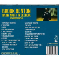 Brook Benton: Rainy Night in Georgia (25 Great Tracks) - Prestige Elite  - (CD / Titel: Q-Z)