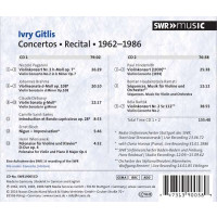 Ivry Gitlis - Concertos / Recital: - SWR Classic  - (CD /...