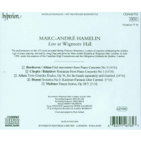 Marc-Andre Hamelin - Live at Wigmore Hall - Hyperion  - (CD / Titel: H-Z)