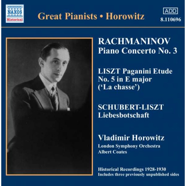 Sergej Rachmaninoff (1873-1943): Vladimir Horowitz - The First Recordings - Naxos  - (CD / Titel: H-Z)