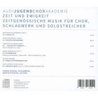 Audi Jugendchorakademie - Zeit und Ewigkeit (Zeitgenössische Musik für Chor, Schlagwerk & Solostreicher) - Farao  - (CD / Titel: A-G)