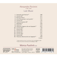 Alessandro Piccinini (1566-1639): Lautenwerke - Accent  - (CD / Titel: H-Z)