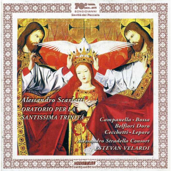 Alessandro Scarlatti (1660-1725): Oratorio Per La Santissima Trinita - Bongiovanni  - (CD / Titel: H-Z)