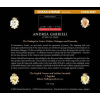 Andrea Gabrieli (1510-1586): Madrigale - The Madrigal in Venice - Chandos  - (CD / Titel: H-Z)