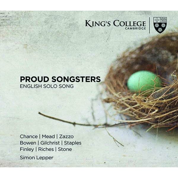 Benjamin Britten (1913-1976): English Solo Song - Proud Songsters - Kings College Cambridge  - (CD / E)