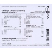 Christoph Graupner (1683-1760): Orchesterwerke Vol.3 -...