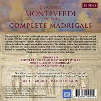 Claudio Monteverdi (1567-1643): Madrigali Libri I-IX...