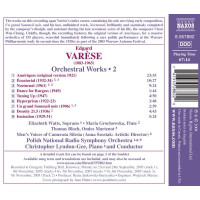 Edgar Varese (1885-1965): Orchesterwerke Vol.2 - Naxos  -...