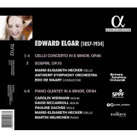 Edward Elgar (1857-1934): Cellokonzert op.85 - Alpha  -...