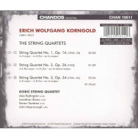 Erich Wolfgang Korngold (1897-1957): Streichquartette...