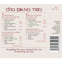 Felix Mendelssohn Bartholdy (1809-1847): Cho Piano Trio - Piano Trios - Telos  - (CD / Titel: A-G)