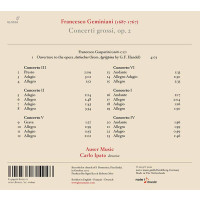 Francesco Geminiani (1687-1762): Concerti grossi op.2...