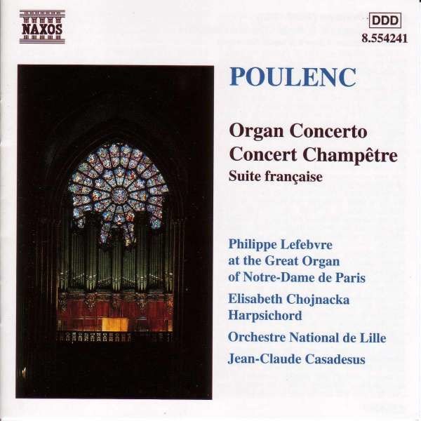 Francis Poulenc (1899-1963): Konzert für Orgel, Streicher & Pauken - Naxos  - (CD / K)