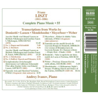 Klavierwerke Vol.55 - Transcriptions: Franz Liszt...