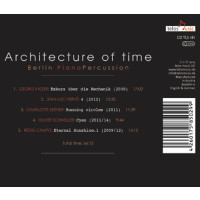 Berlin PianoPercussion - Architecture of Time - Georg Katzer (1935-2019) - Telos  - (CD / Titel: A-G)