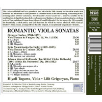 Georges Onslow (1784-1852): Hiyoli Togawa - Romantic Viola Sonatas - Naxos  - (CD / Titel: H-Z)