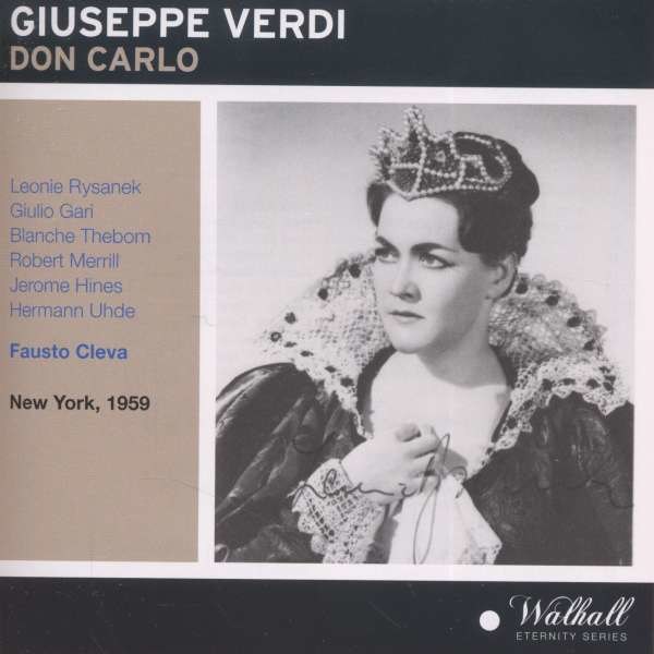 Don Carlos: Giuseppe Verdi (1813-1901) - Walhall  - (CD / Titel: A-G)