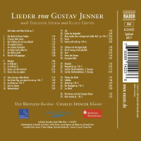 Gustav Jenner (1865-1920): Lieder - Naxos  - (CD / Titel:...