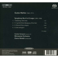 Gustav Mahler (1860-1911): Symphonie Nr.4 - BIS  -...