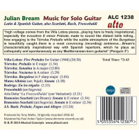 Julian Bream -  Music for Solo Guitar - Heitor...