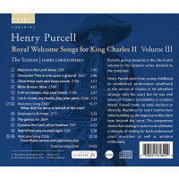 Henry Purcell (1659-1695): Royal Welcome Songs for King...