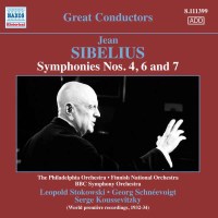 Jean Sibelius (1865-1957): Symphonien Nr.4,6,7 - Naxos  -...