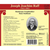 Joachim Raff (1822-1882): Symphonie Nr.1 "An das...