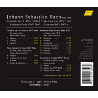 Johann Sebastian Bach (1685-1750): Tripelkonzert BWV 1044 - Hänssler  - (CD / T)