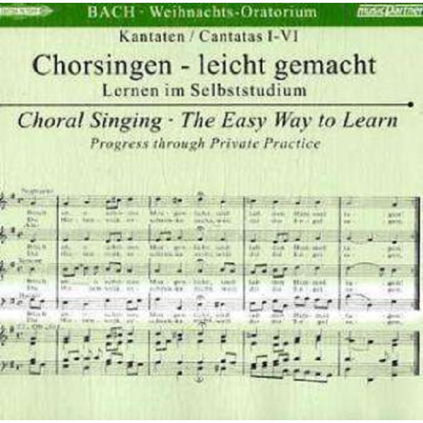 Johann Sebastian Bach (1685-1750): Chorsingen leicht gemacht: Bach, Weihnachtsoratorium BWV 248 (Bass) - musicPartner  - (CD / C)