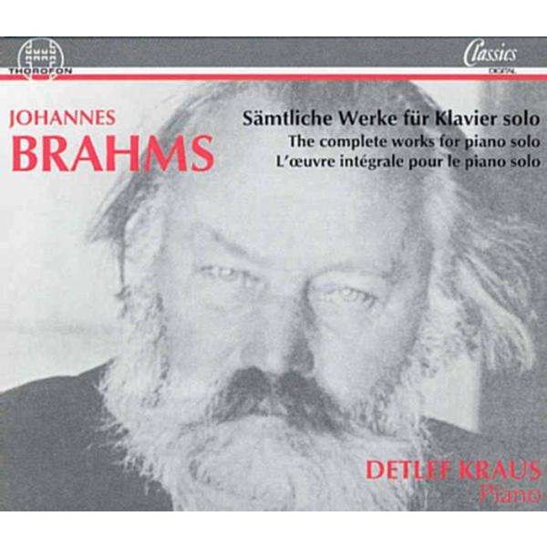 Werke für Klavier solo (Ges.-Aufn.): Johannes Brahms (1833-1897) - Thorofon  - (CD / Titel: H-Z)