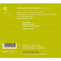 Johannes Brahms (1833-1897): Symphonie Nr.4 - PHI  - (CD / Titel: H-Z)