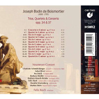 Joseph Bodin de Boismortier (1689-1755): Kammermusik - Trios,Quartette,Concerto - Christophorus  - (CD / Titel: H-Z)