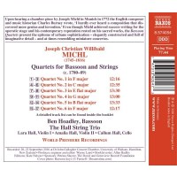 Joseph Christian Willibald Michl (1745-1816): Quartette für Fagott & Streicher Nr.1-6 - Naxos  - (CD / Titel: H-Z)