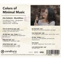 Karel van Steenhoven: Ute Schleich - Colors of Minimal Music - Conditura  - (CD / U)