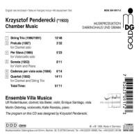 Krzysztof Penderecki (1933-2020): Klarinettenquartett -...