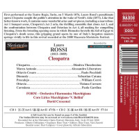 Lauro Rossi (1812-1885): Cleopatra - Naxos  - (CD /...