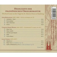 Leon Boellmann (1862-1897): Eberhard Lauer - Highlights der französischen Orgelromantik - Ambiente Audio  - (CD / Titel: A-G)