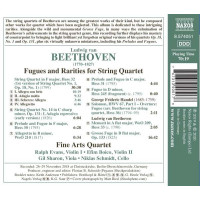 Ludwig van Beethoven (1770-1827): Fugen & Raritäten für Streichquartett - Naxos  - (CD / Titel: A-G)