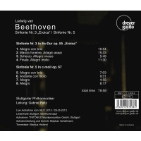 Ludwig van Beethoven (1770-1827): Symphonien Nr.3 & 5...