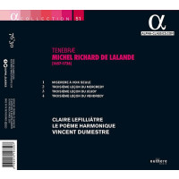 Michel Richard Delalande (1657-1726): 3 Lecons de...