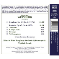 Mieczyslaw Weinberg (1919-1996): Symphonie Nr.13 -   - (CD / Titel: H-Z)