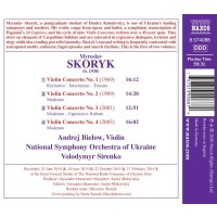 Myroslaw Skoryk (1938-2020): Violinkonzerte Vol.1 - Naxos  - (CD / Titel: H-Z)