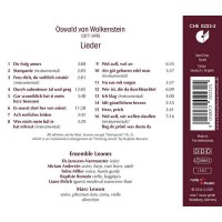 Oswald von Wolkenstein (1377-1445): Lieder -...