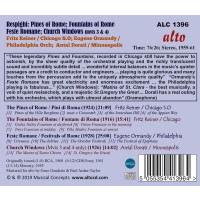 Ottorino Respighi (1879-1936): Pini di Roma - Alto  - (CD / Titel: H-Z)