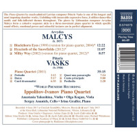 Peteris Vasks: Klavierquartett - Naxos  - (CD / Titel: H-Z)