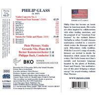 Philip Glass: Violinkonzert Nr.2 "The American Four Seasons" (2009) - Naxos  - (CD / Titel: H-Z)