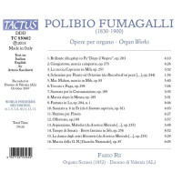 Orgelwerke: Polibio Fumagalli (1830-1900) - Tactus  - (CD...