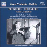 Heifetz spielt Violinkonzerte: Serge Prokofieff...