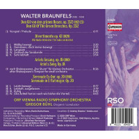 Walter Braunfels (1882-1954): Divertimento op.42 für Radio-Orchester - Capriccio  - (CD / Titel: A-G)